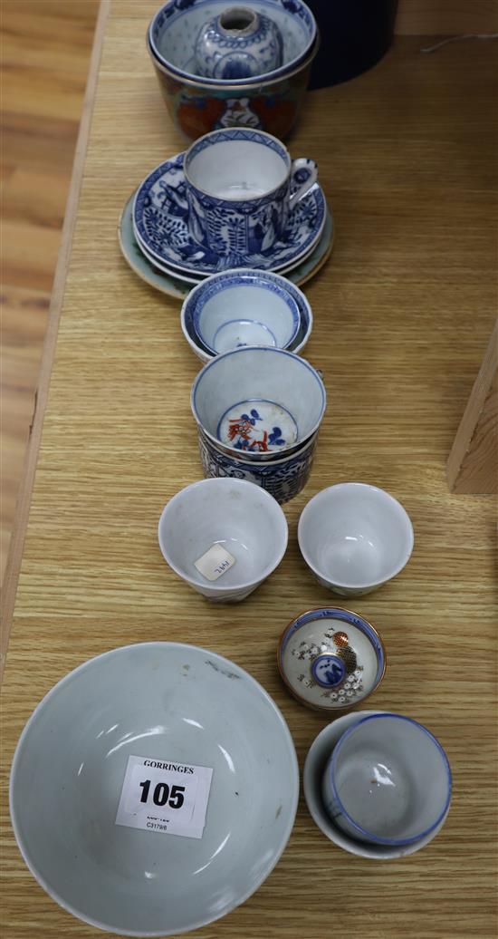A group of Asian ceramics
